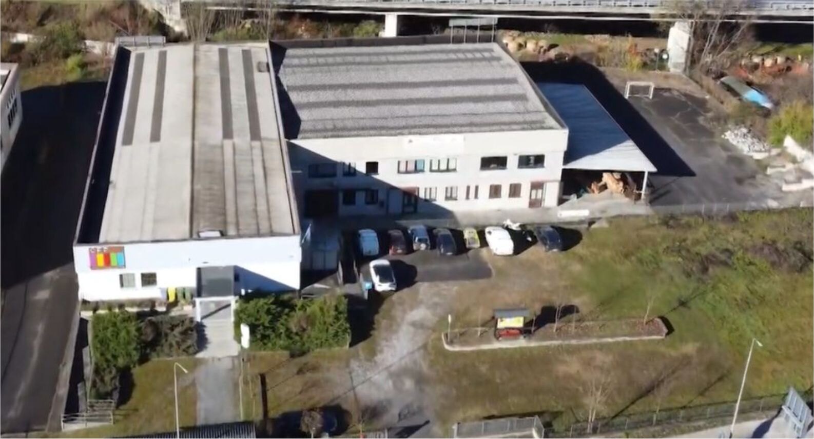 Vista aerea della sede operativa di Breno
