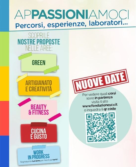 APPASSIONIAMOCI Percorsi, esperienze, laboratori