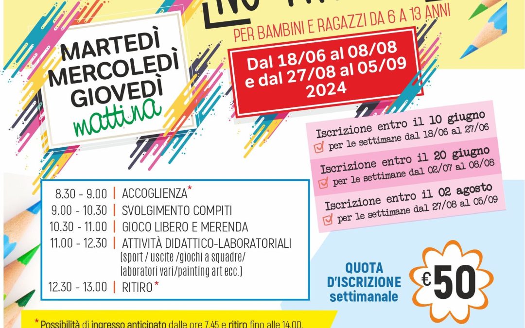 COMPITI ESTIVI? NO PROBLEM!